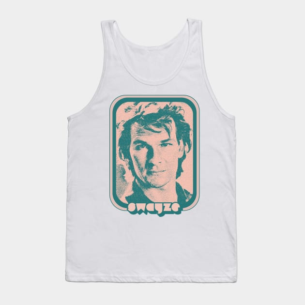 Patrick Swayze // Retro 80s Fan Aesthetic Design Tank Top by DankFutura